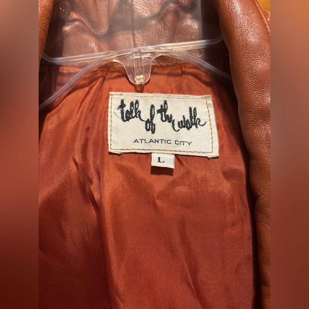 Talk of the Walk Vintage Brown Leather Jacket - Picture 2 of 14
